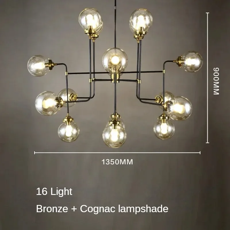 lustre artistique en verre pour décoration intérieure moderne - Image 15