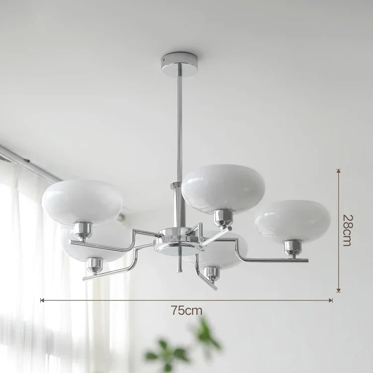 lustre bauhaus en verre pour décoration moderne et design - Image 9