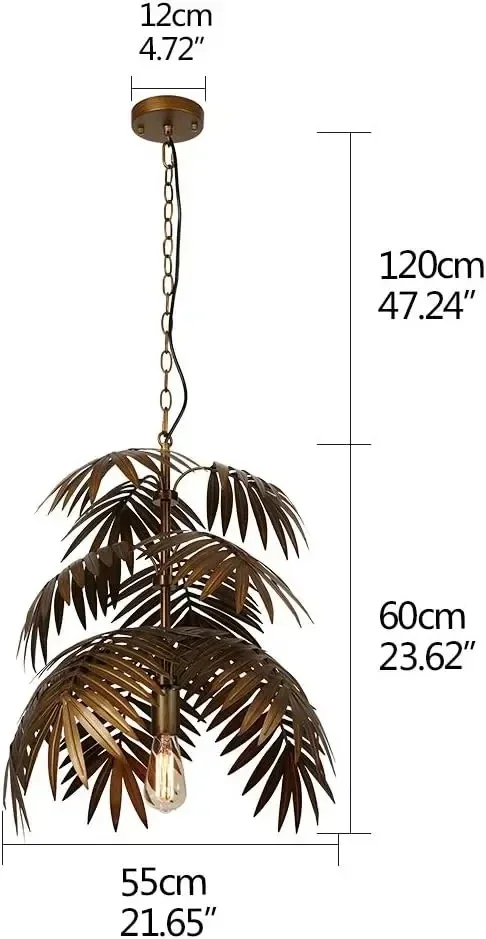 lustre boho en feuilles de cocotier pour décoration créative intérieure - Image 11