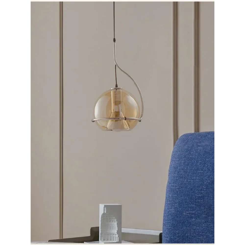 lustre boule en verre style nordique pour éclairage rétro - Image 4