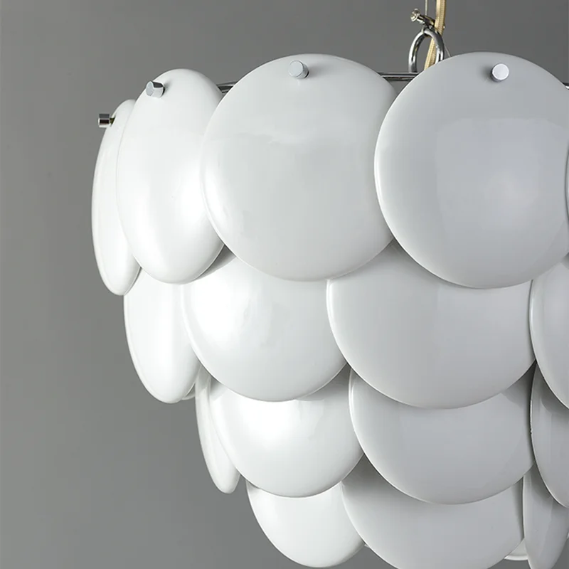 lustre contemporain en céramique style nordique moderne - Image 6