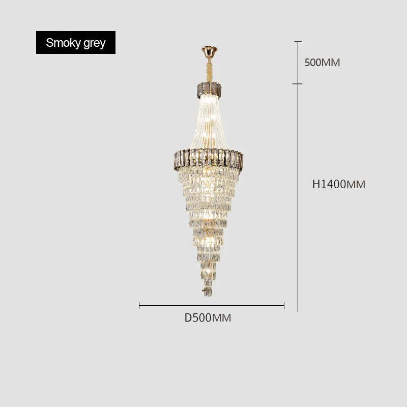 lustre contemporain en cristal pour décoration intérieure élégante - Image 10