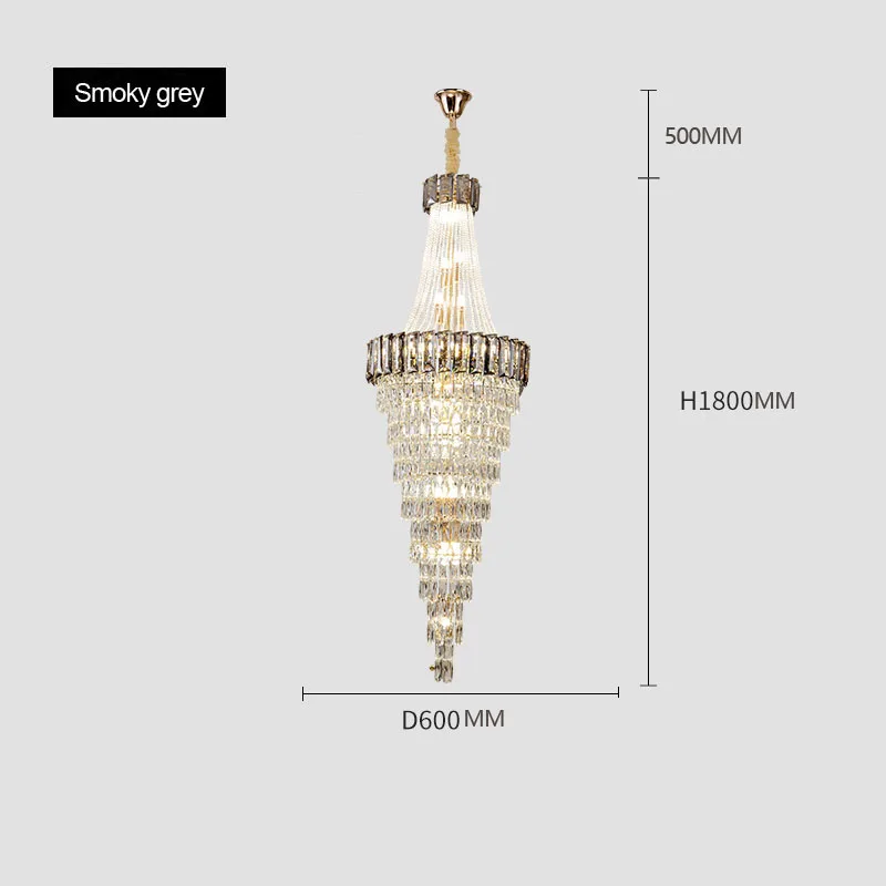 lustre contemporain en cristal pour décoration intérieure élégante - Image 11