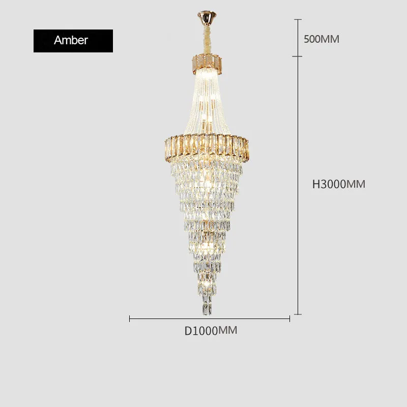 lustre contemporain en cristal pour décoration intérieure élégante - Image 13