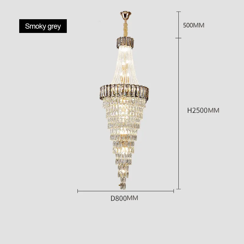 lustre contemporain en cristal pour décoration intérieure élégante - Image 16