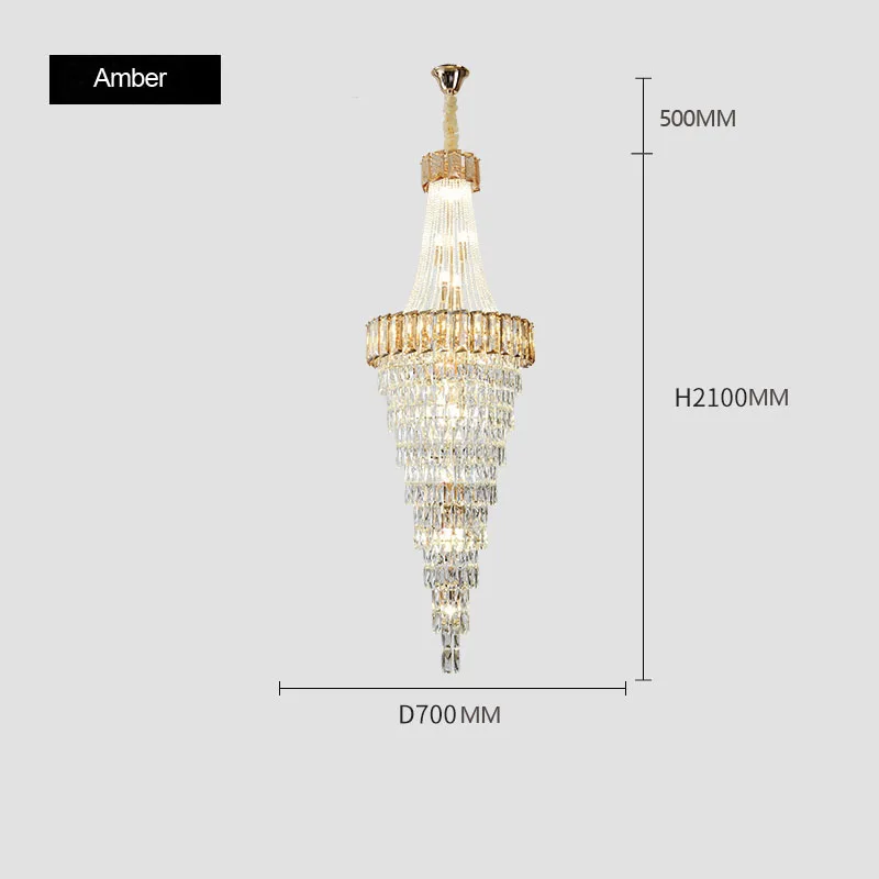 lustre contemporain en cristal pour décoration intérieure élégante - Image 8