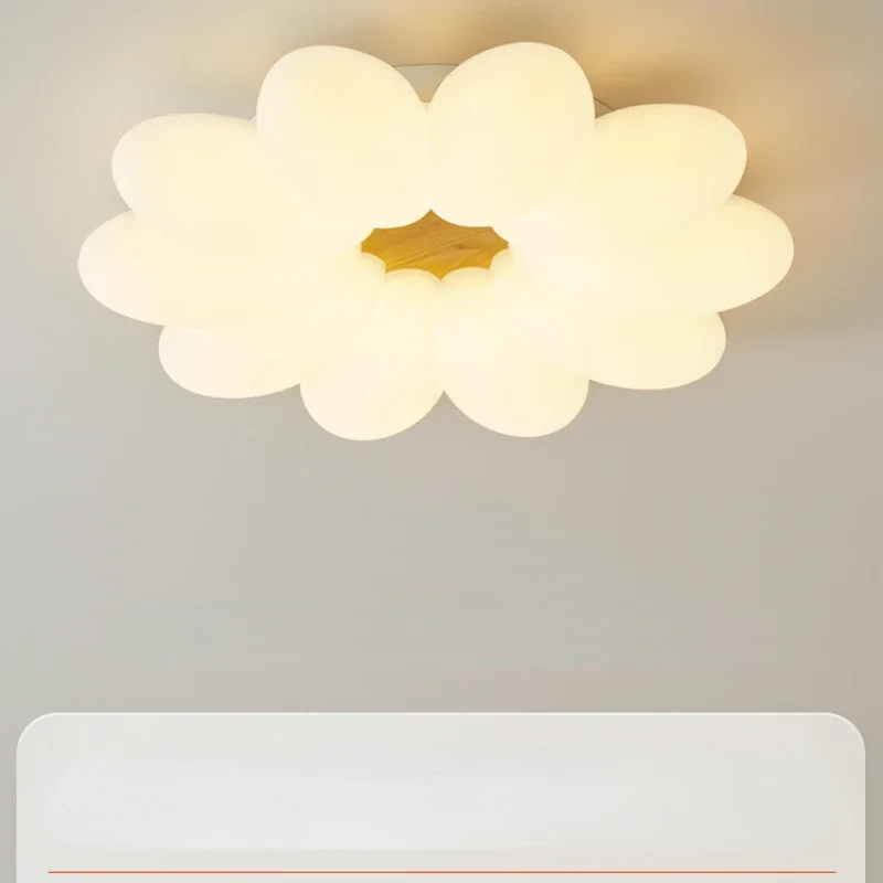 lustre créatif à pétales pour un éclairage chaleureux et apaisant - Image 4