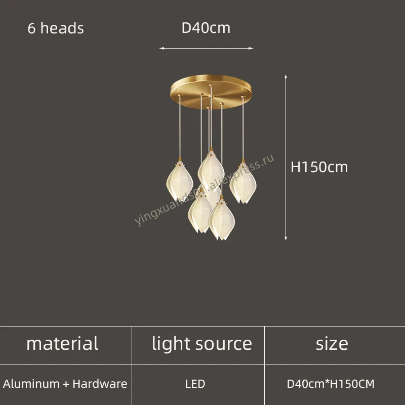 lustre créatif design nordique pour intérieur moderne et élégant - Image 13