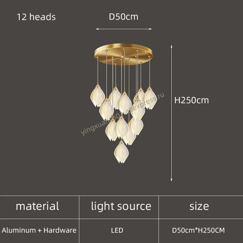 lustre créatif design nordique pour intérieur moderne et élégant - Image 7