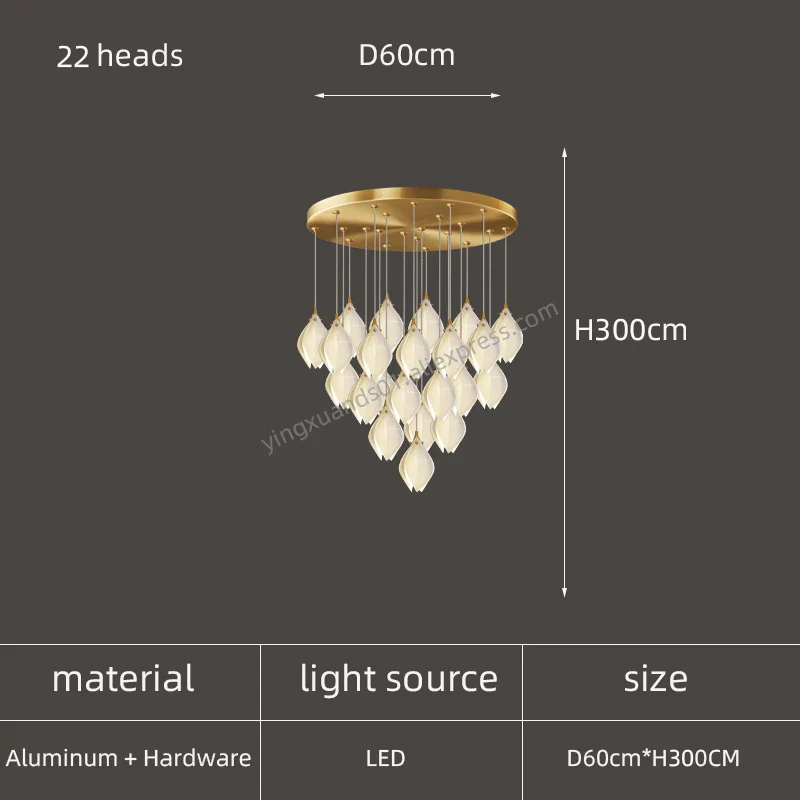 lustre créatif design nordique pour intérieur moderne et élégant - Image 9