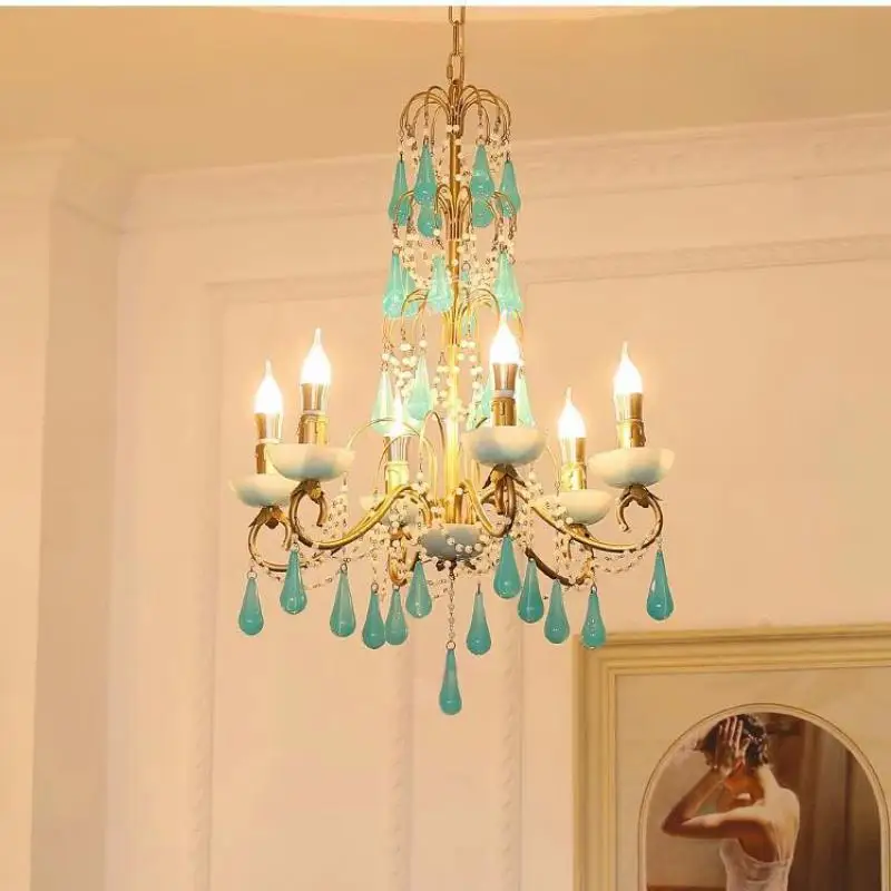 lustre créatif en forme de goutte pour décoration moderne - Image 2