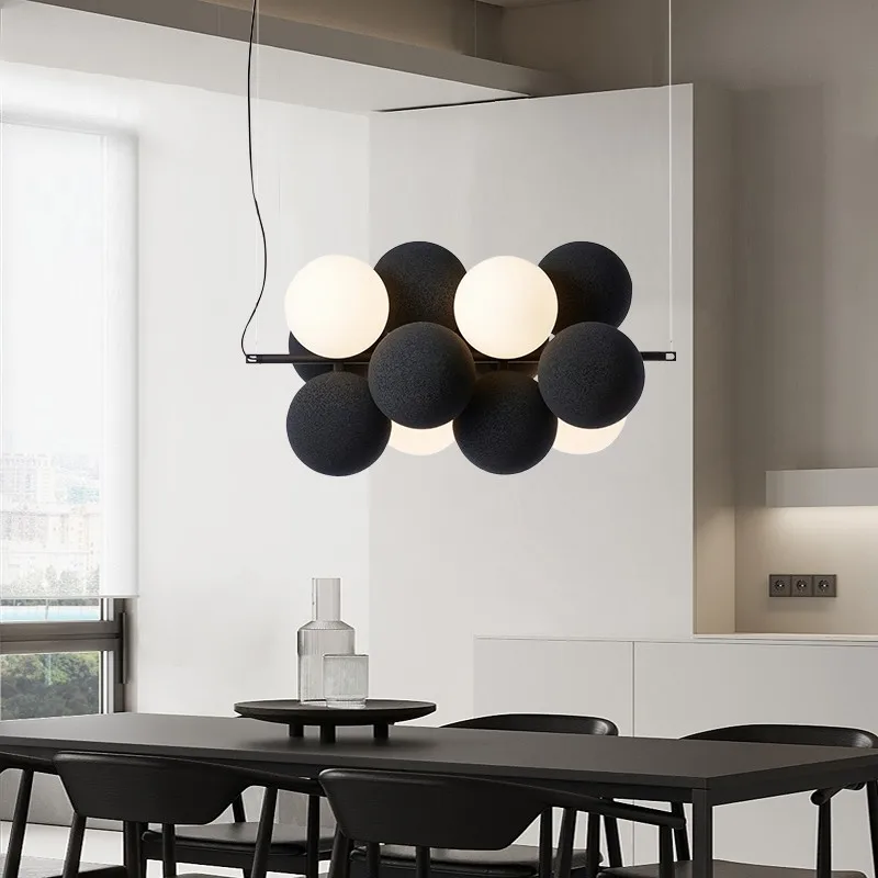 lustre créatif en velours pour un éclairage haut de gamme - Image 2