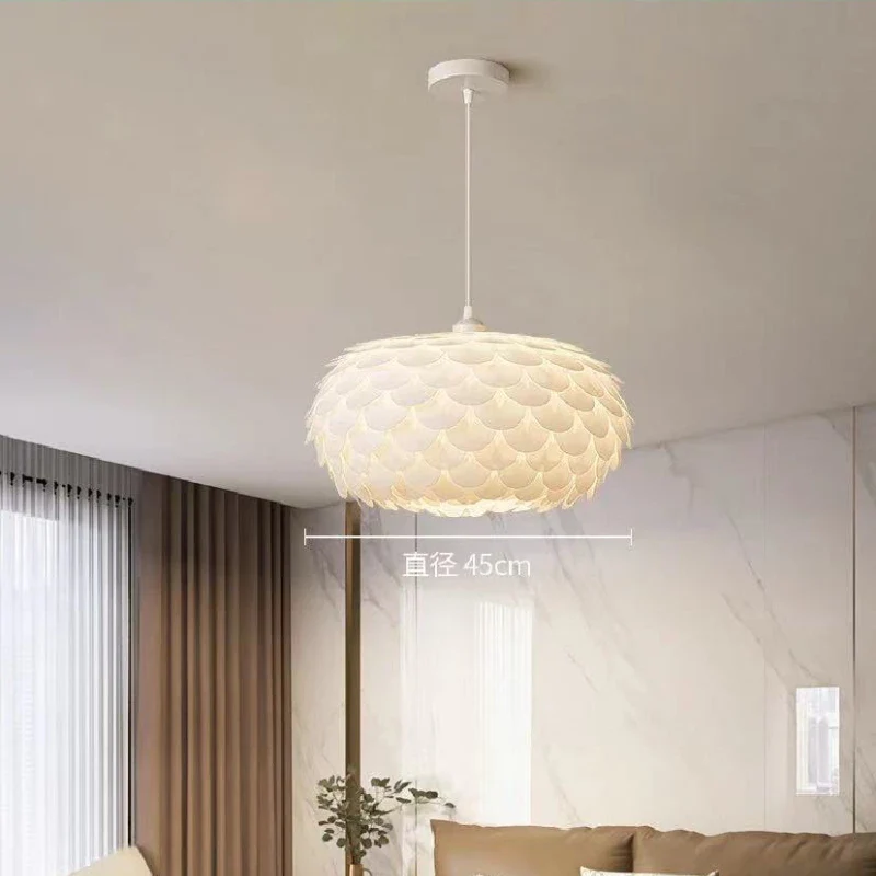 lustre créatif lumière chaude design moderne pour chambre fille - Image 10