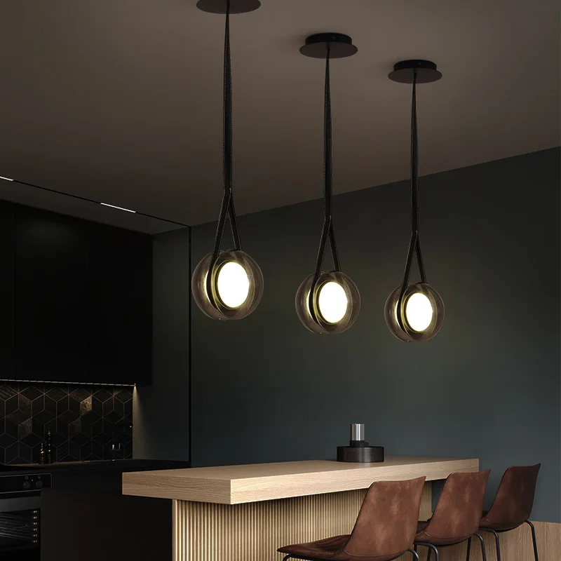 lustre créatif yoyo en verre pour décoration moderne intérieure - Image 2