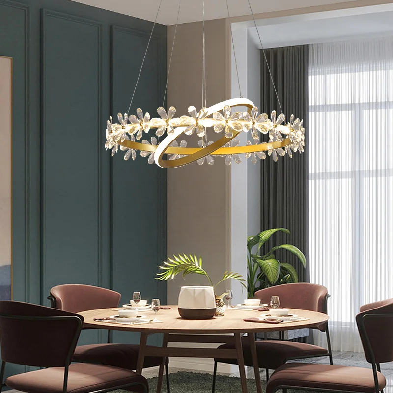 lustre cristal moderne pour éclairage tendance intérieur - Image 3