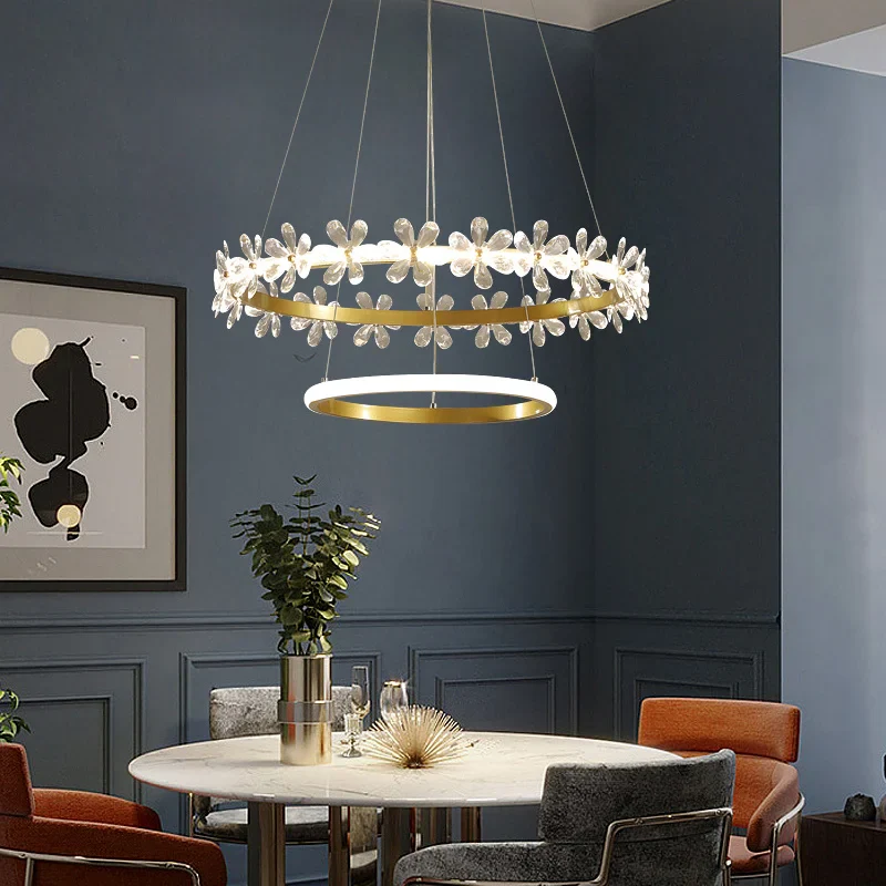 lustre cristal moderne pour éclairage tendance intérieur - Image 4