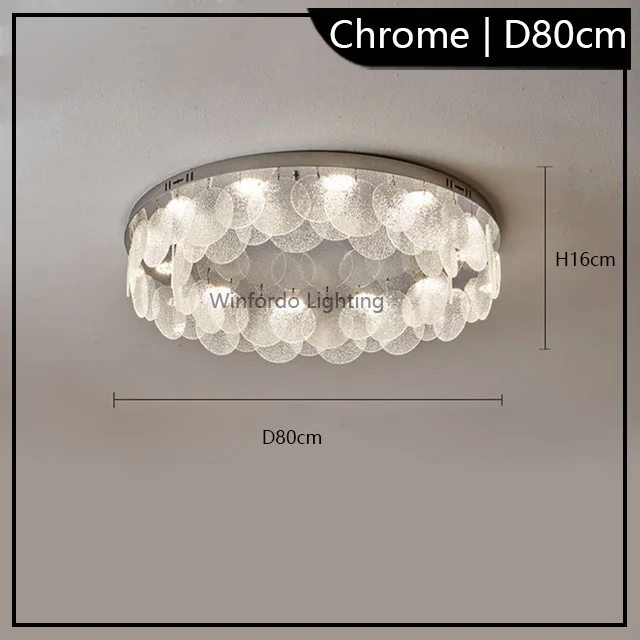 lustre de luxe 	 en cristal éclairage postmoderne winfordo wf-xd001 - Image 8