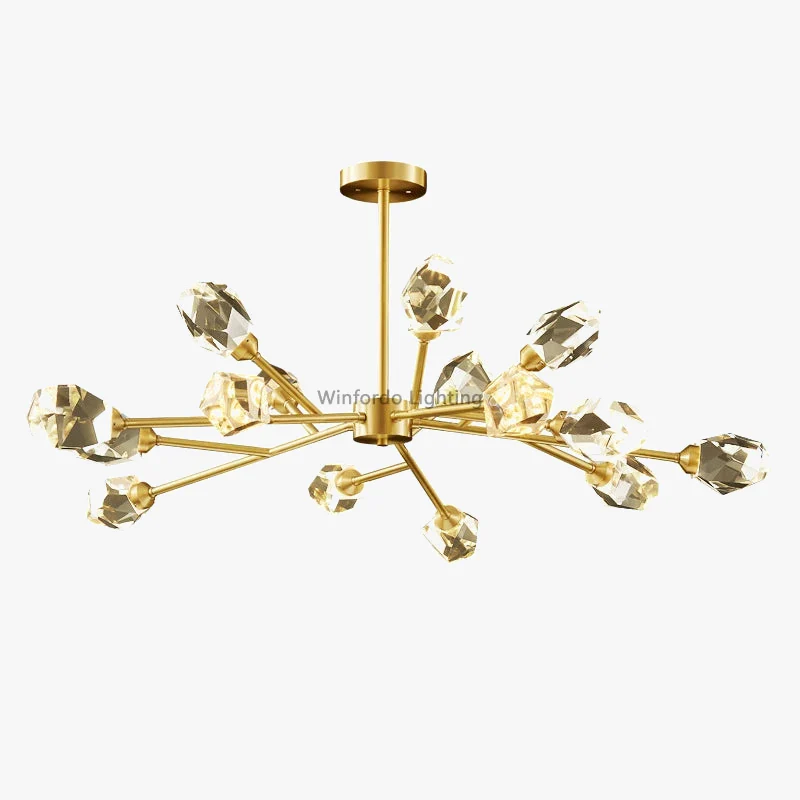 lustre de luxe en cristal éclairage postmoderne winfordo wf-xd011 - Image 6