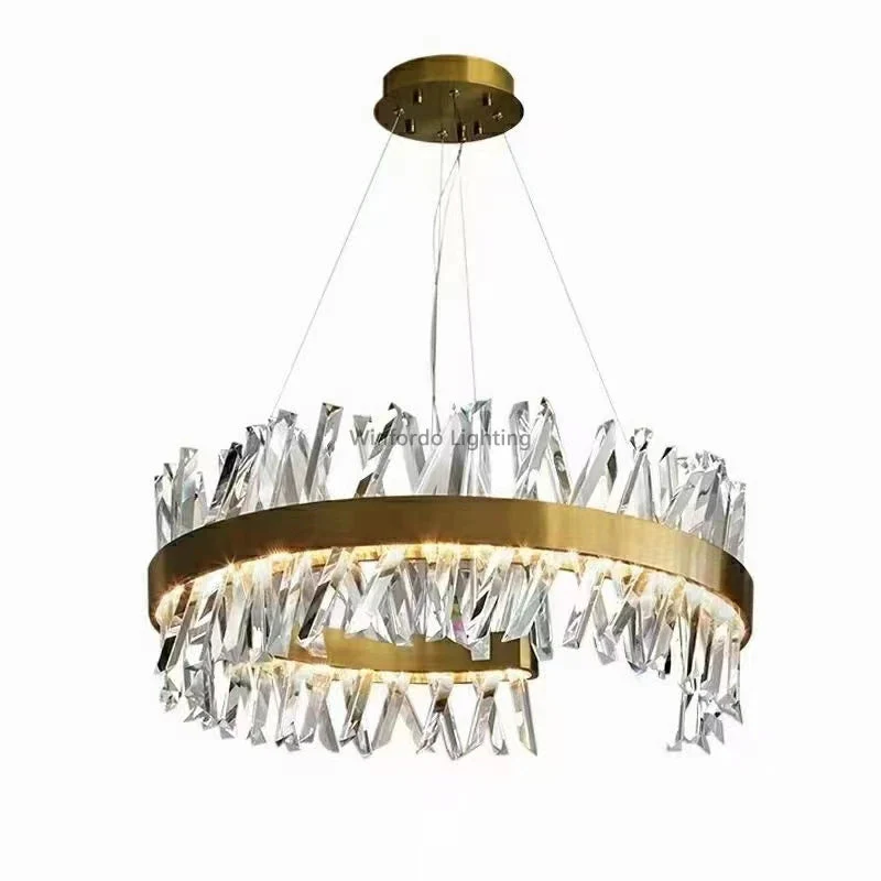 lustre de luxe en cristal winfordo wf-xd009 éclairage d'intérieur - Image 6