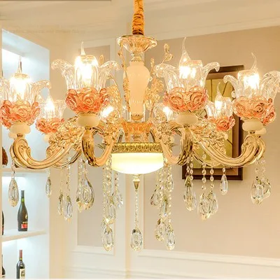 lustre de luxe en cristaux pour décoration élégante créative - Image 10