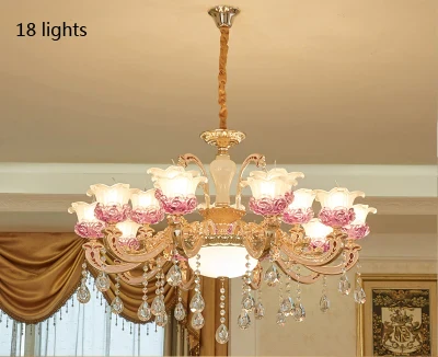 lustre de luxe en cristaux pour décoration élégante créative - Image 17