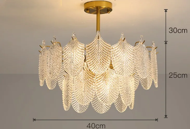 lustre de luxe en verre pour décoration intérieure élégante et moderne - Image 11