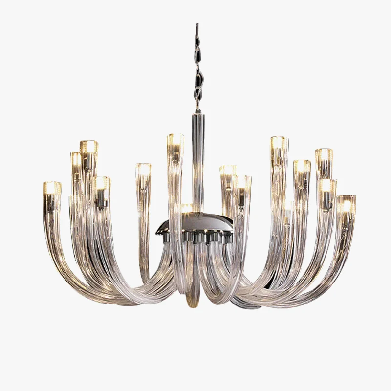 lustre de style européen moderne en verre de luxe - Image 6