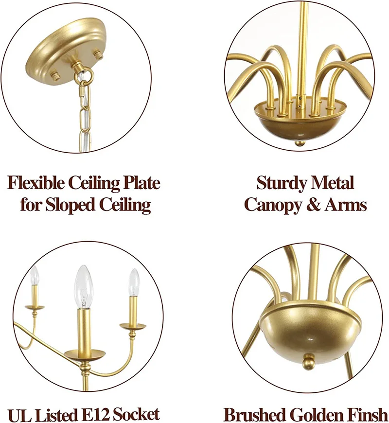 lustre décoratif américain pour intérieur élégant et moderne - Image 4