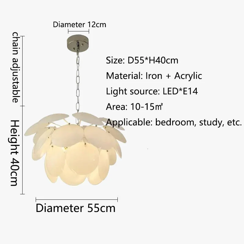 lustre décoratif pomme de pin nordique moderne créatif - Image 6