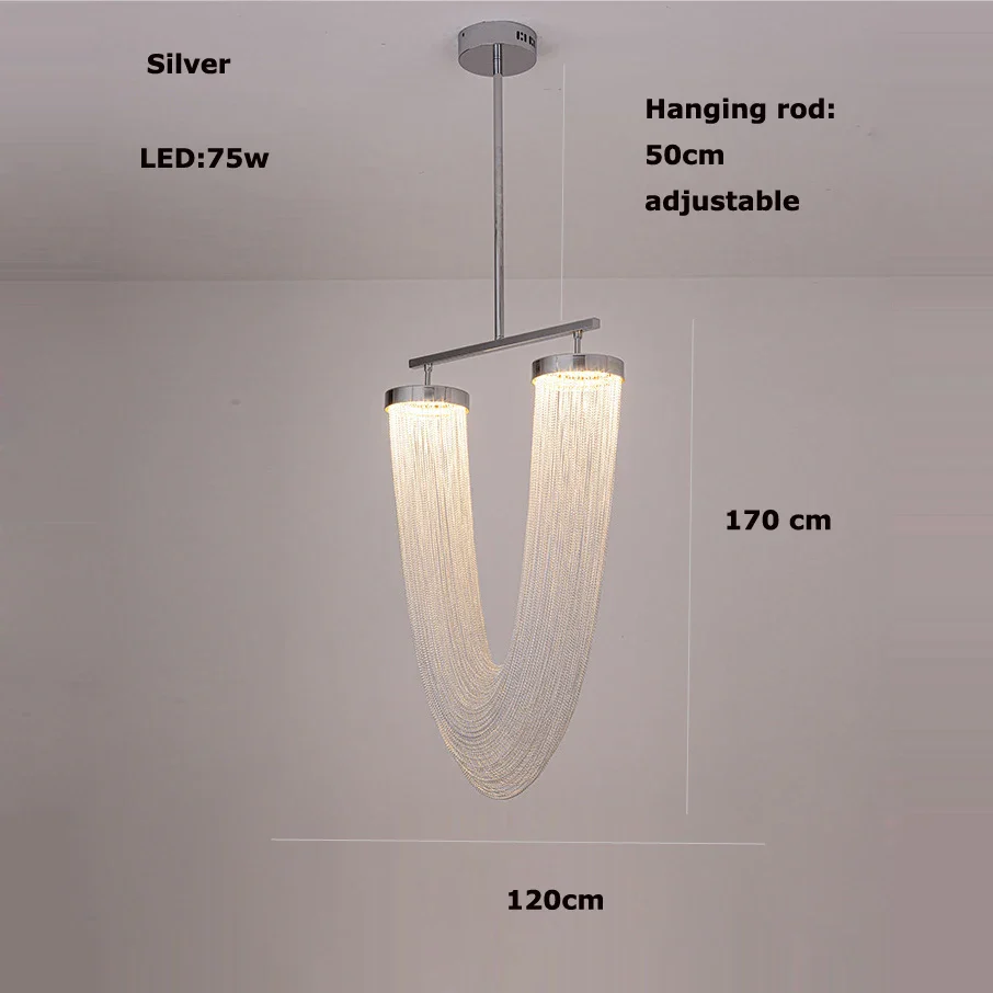 lustre design en aluminium led nouvelle tendance 2022 - Image 15