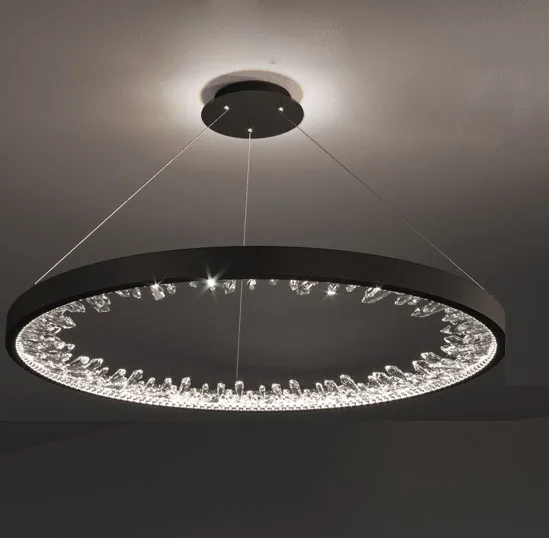 lustre design en cristal lumineux pour décoration moderne intérieure - Image 10