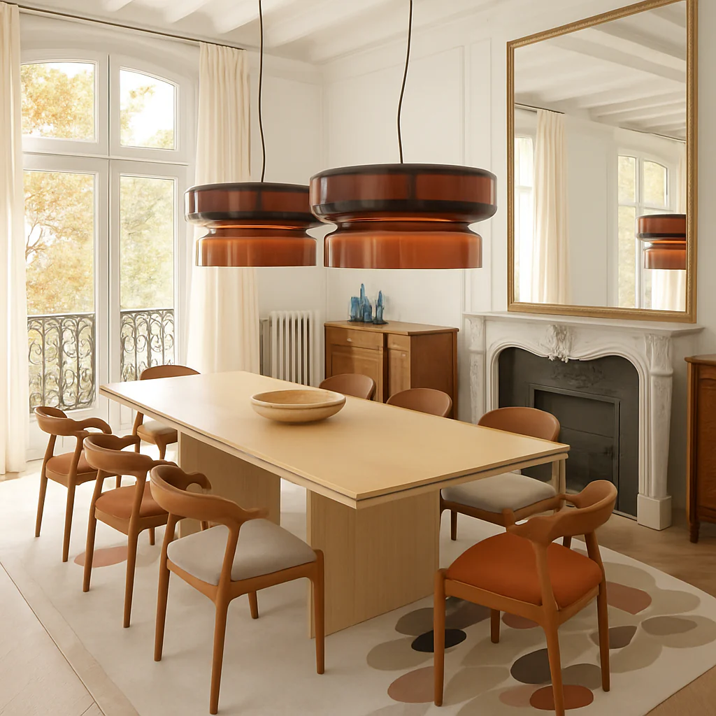 lustre design espagnol en verre pour intérieur moderne - Image 5