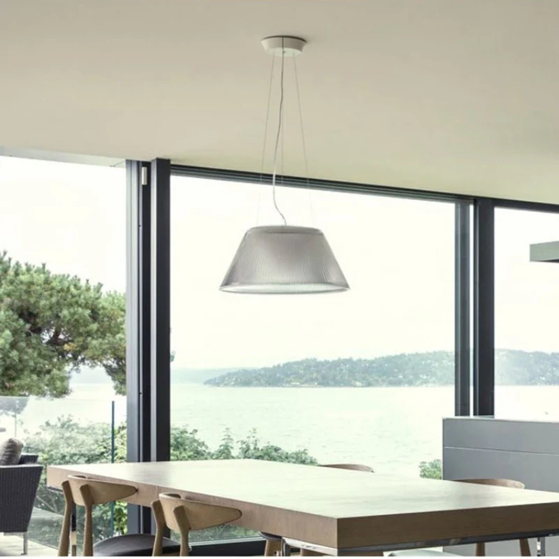 lustre design moderne en verre pour espaces commerciaux et cafés - Image 4