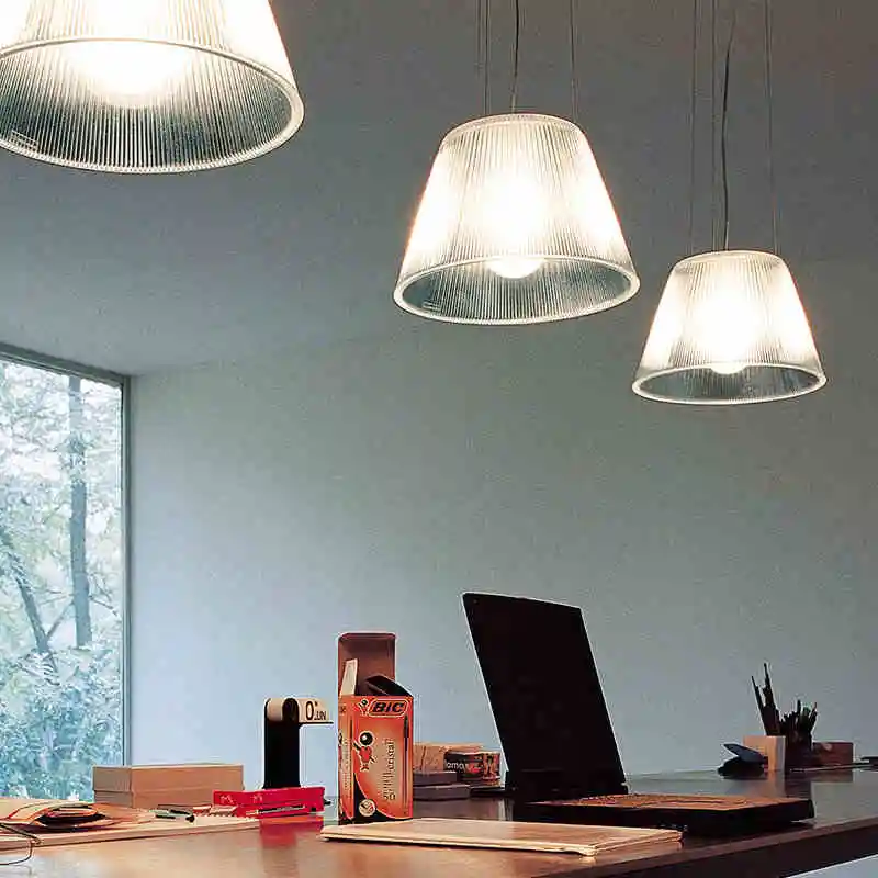 lustre design moderne en verre pour espaces commerciaux et cafés - Image 5