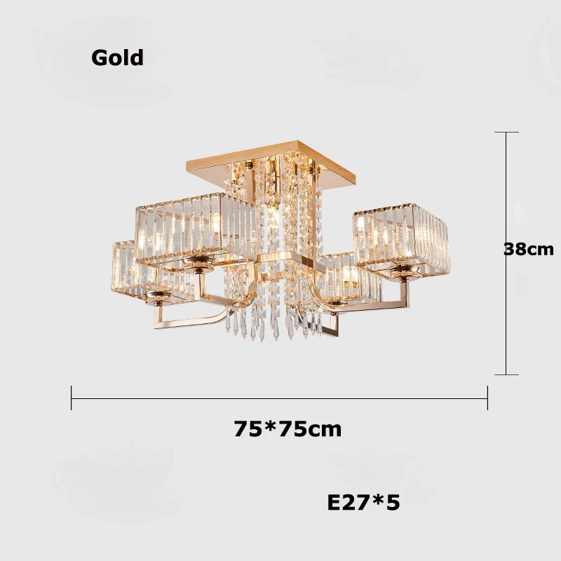 lustre dimmable en cristal pour un éclairage élégant - Image 11