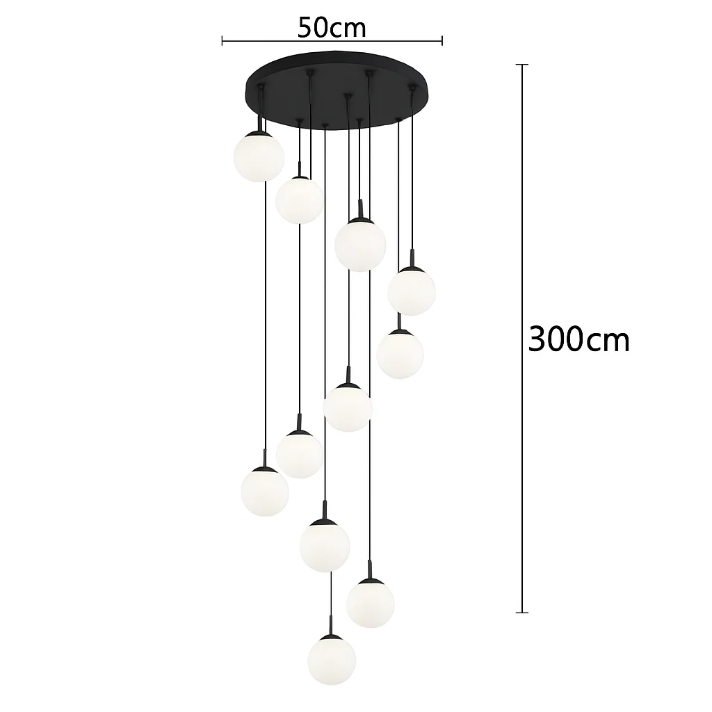 lustre duplex moderne pour éclairage de luxe intérieur - Image 12