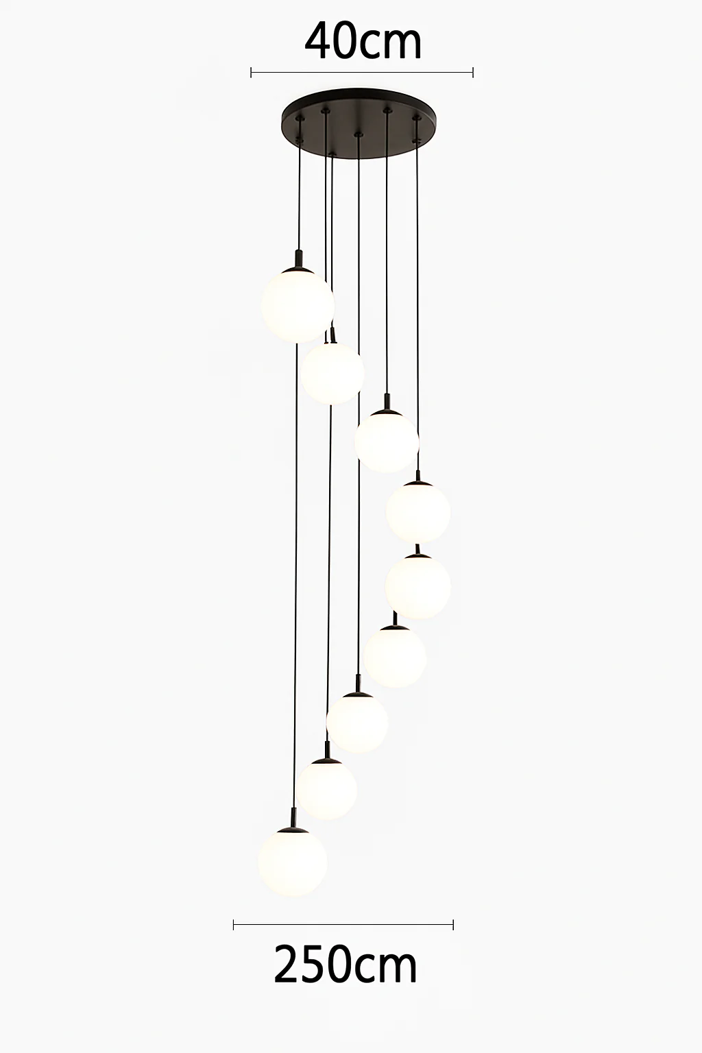 lustre duplex moderne pour éclairage de luxe intérieur - Image 14