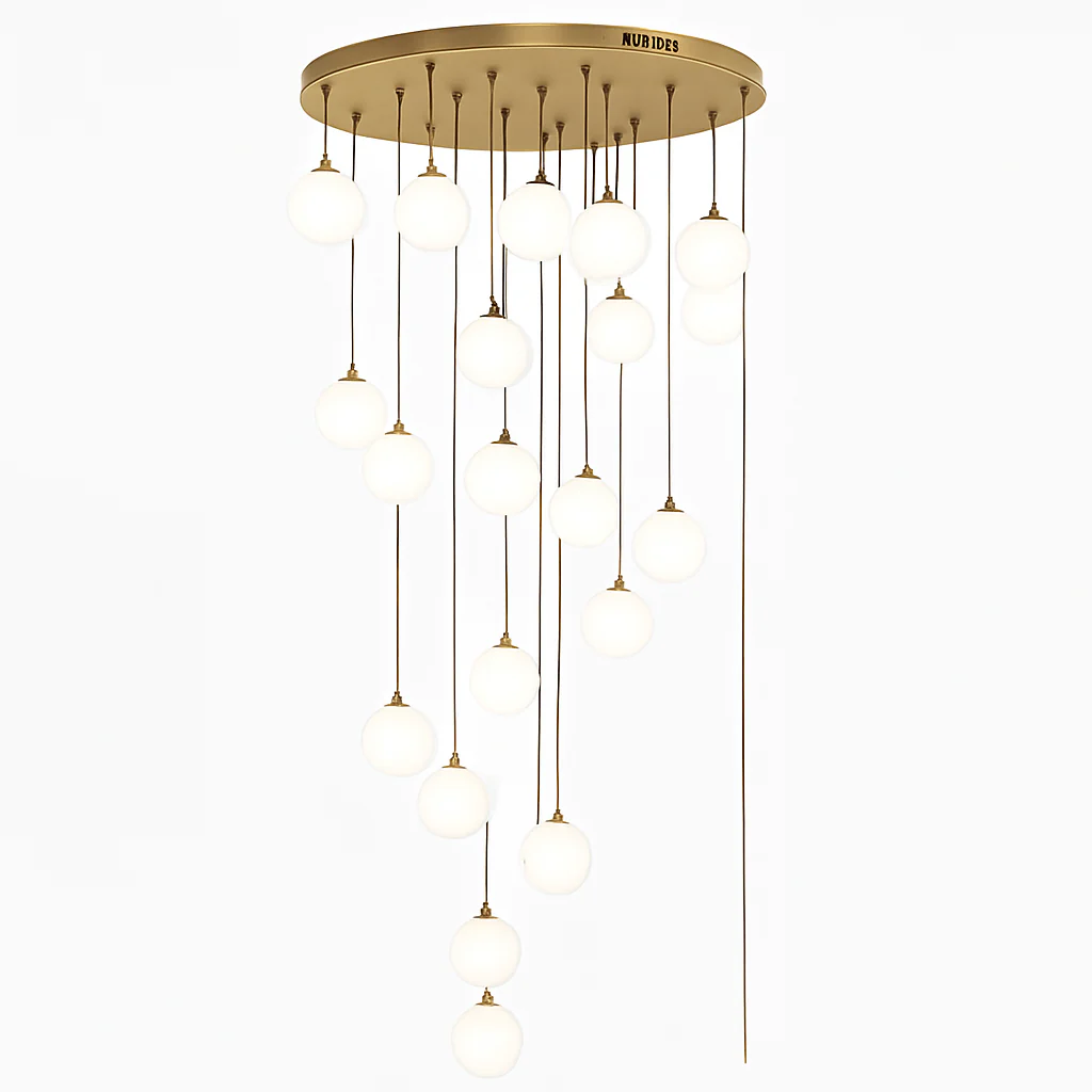 lustre duplex moderne pour éclairage de luxe intérieur - Image 17