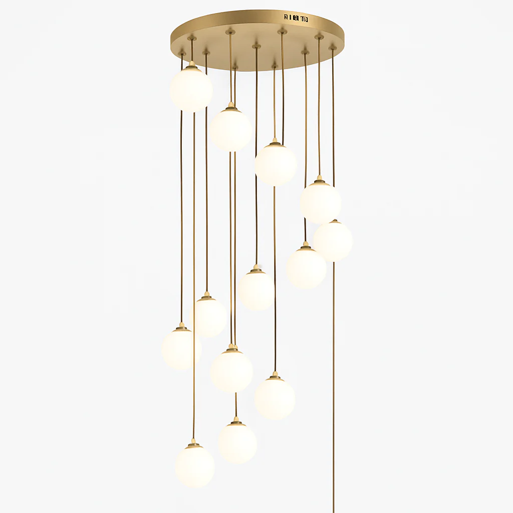 lustre duplex moderne pour éclairage de luxe intérieur - Image 19