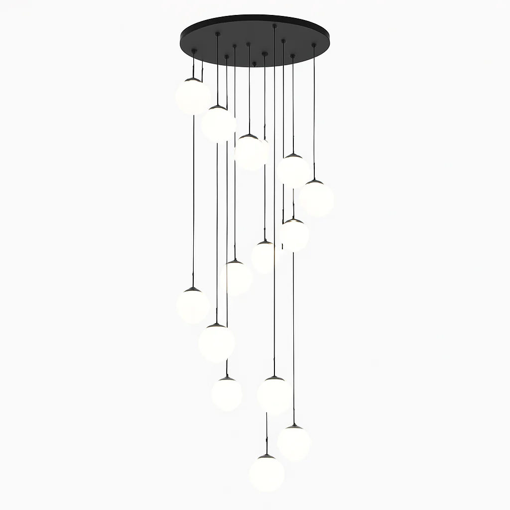 lustre duplex moderne pour éclairage de luxe intérieur - Image 20