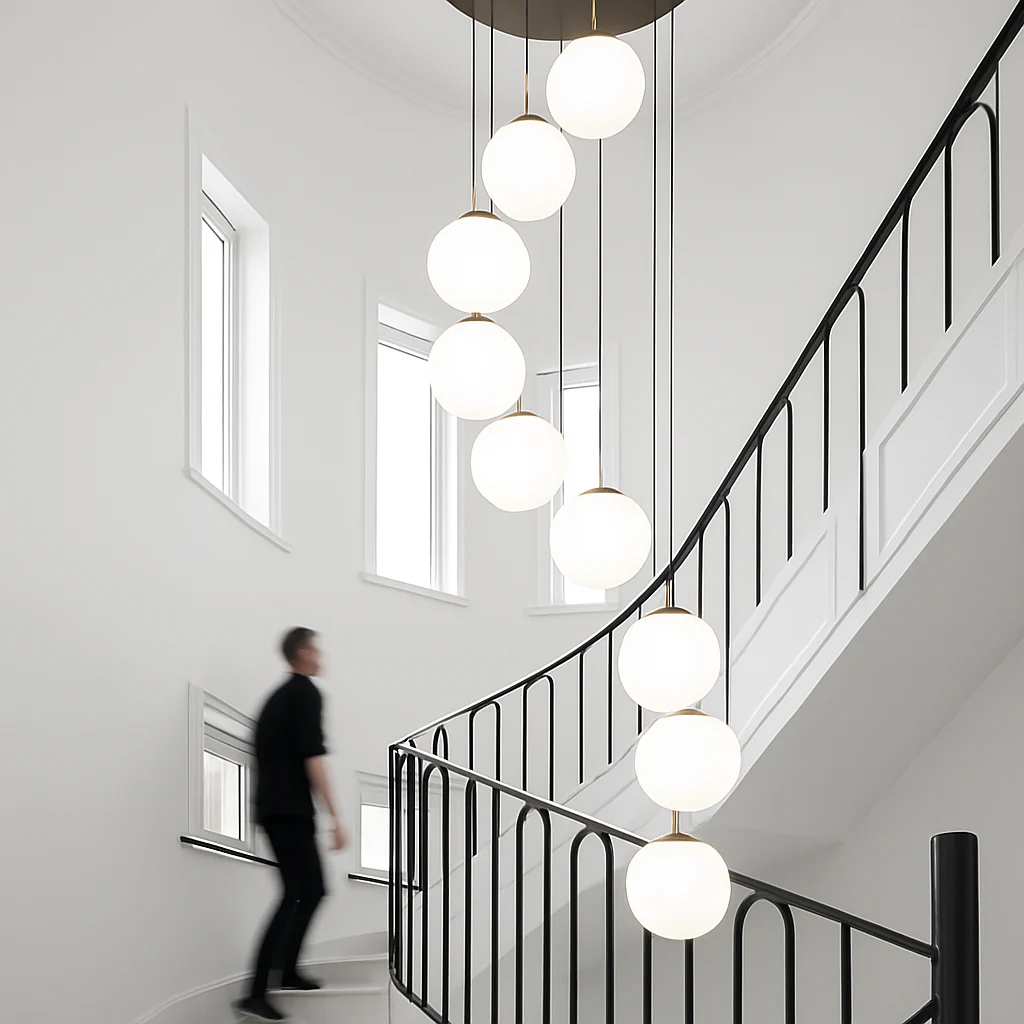 lustre duplex moderne pour éclairage de luxe intérieur - Image 6