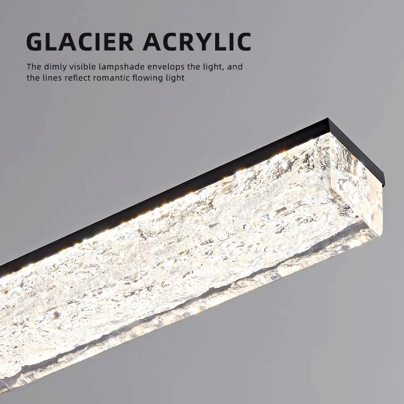 lustre en acrylique design italien pour espaces modernes et élégants - Image 5