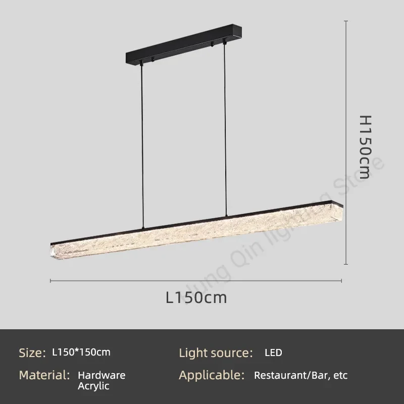 lustre en acrylique design italien pour espaces modernes et élégants - Image 7
