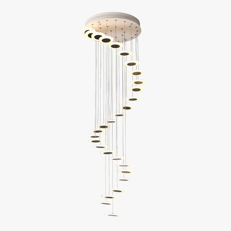 lustre en acrylique pour escalier et espace décoratif - Image 6