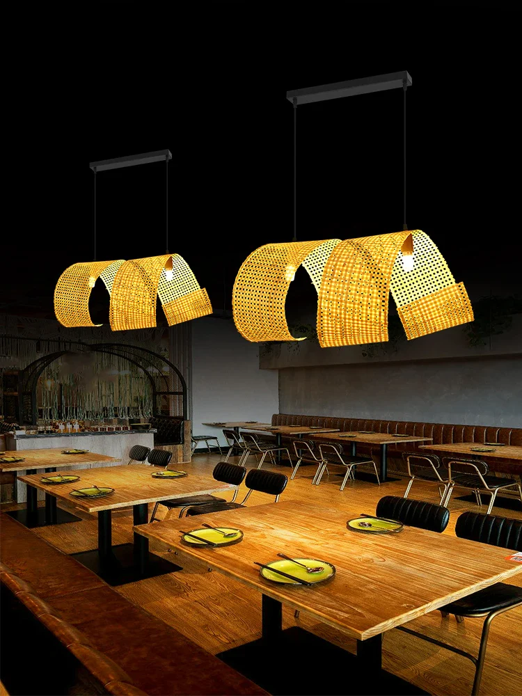 lustre en bambou style japonais pour décoration zen asiatique - Image 4