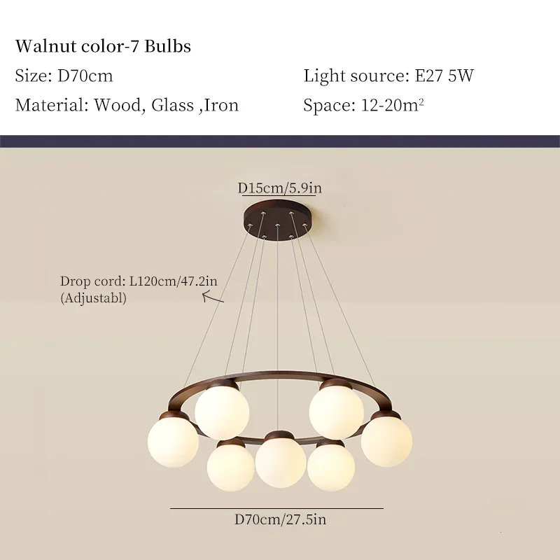lustre en bois design pour décoration contemporaine maison - Image 11