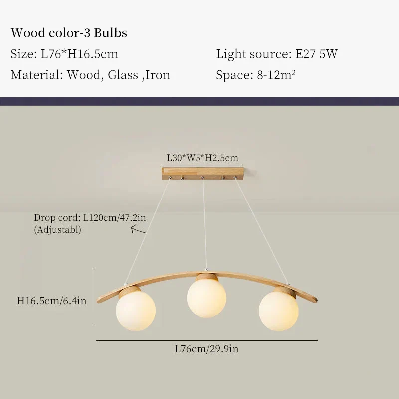 lustre en bois design pour décoration contemporaine maison - Image 7