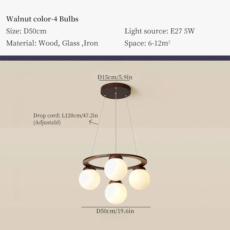 lustre en bois design pour décoration contemporaine maison - Image 8