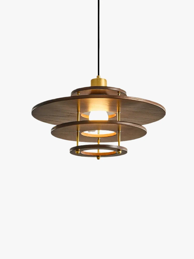 lustre en bois massif de style médiéval pour restaurant rétro - Image 6