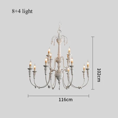 lustre en bois massif pour décoration intérieure et éclairage - Image 9